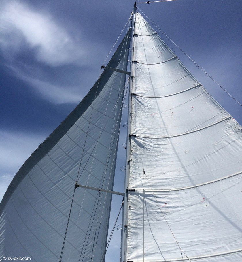 Wing &amp; wing to Great Guana